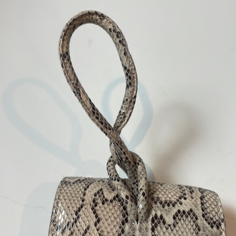Top Shop Python Wristlet Clutch - image 3
